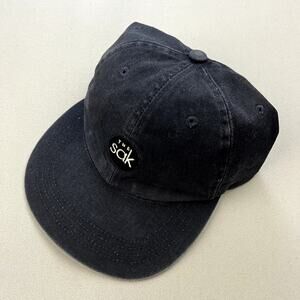 Vintage The Sak Hat Cap Strapback Black Fashion Bags Purses Logo Adjustable 90s